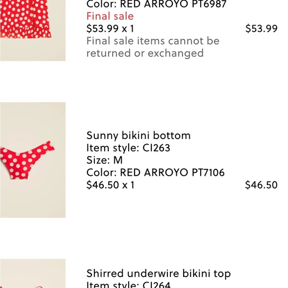 Red Polka Dot Bikini Set - Picture 5 of 5